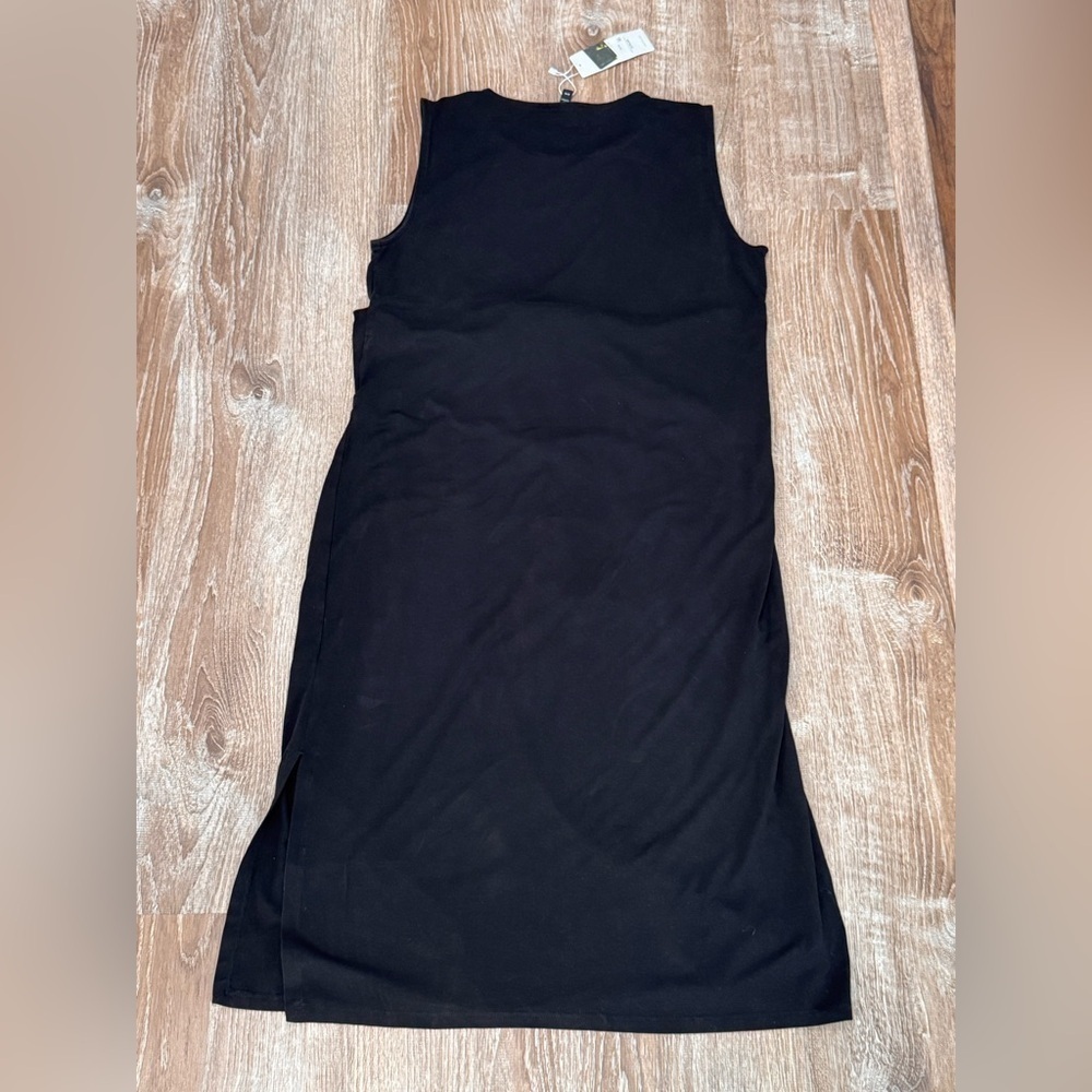 Stretch Jersey Knit Tie-Front Dress - Picture 6 of 7